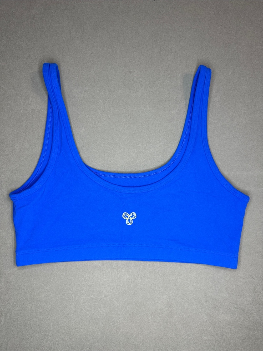 Aritzia Golden Blue Seamless Scoop Neck Bralette - M